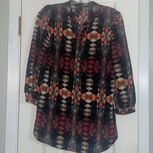 YAHADA Multi Color Blouse